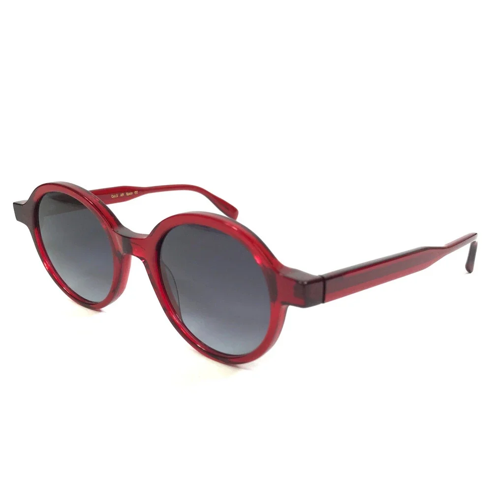 Gigi Studios Sunglasses AMALFI 6916/6 Clear Red Frames with Gray Gradient Lenses
